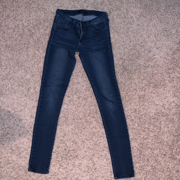 Dark Wash Flying Monkey Skinny Jeans - Picture 2 of 4